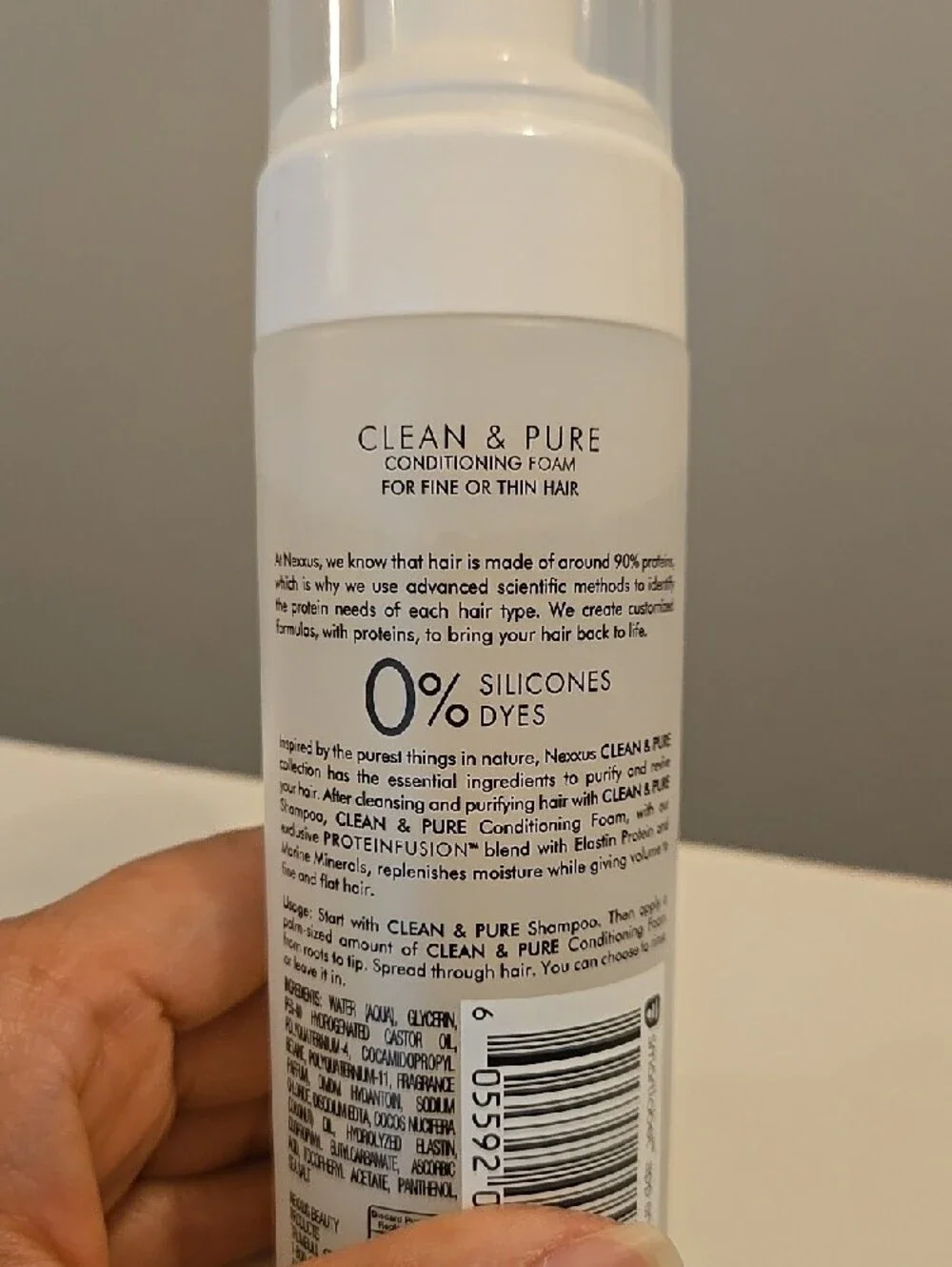Nexxus Conditioning Foam Clean & Pure